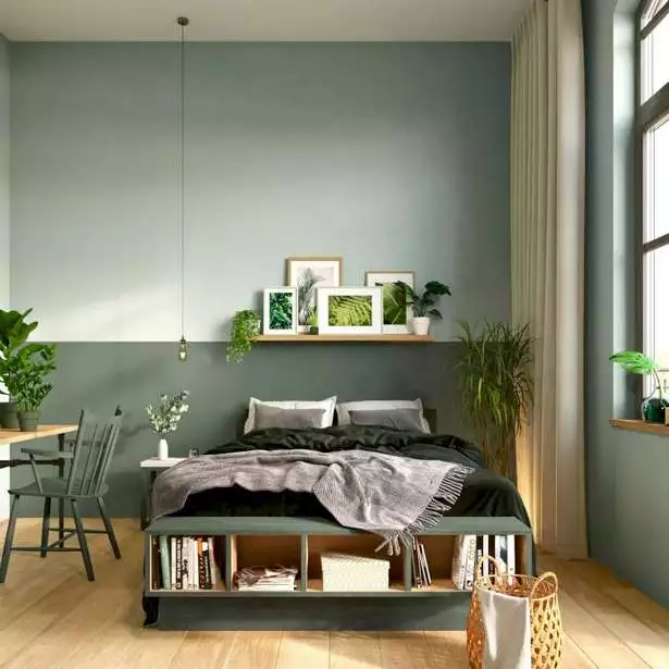 farbgestaltung-schlafzimmer-grun-30_7-14 A hálószoba zöld színű kialakítása