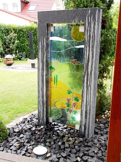 glas-deko-fur-garten-50_3-9 Üveg dekoráció a kertben