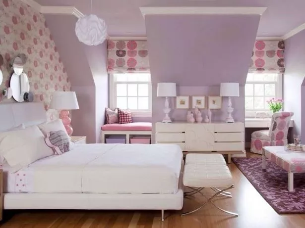 schlafzimmer-flieder-streichen-55_13-5 Hálószoba lila festék