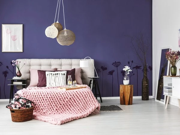 schlafzimmer-flieder-streichen-55_15-7 Hálószoba lila festék