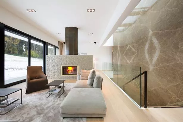 wandgestaltung-mit-steinen-im-wohnzimmer-44_12-4 Fal design kövekkel a nappaliban