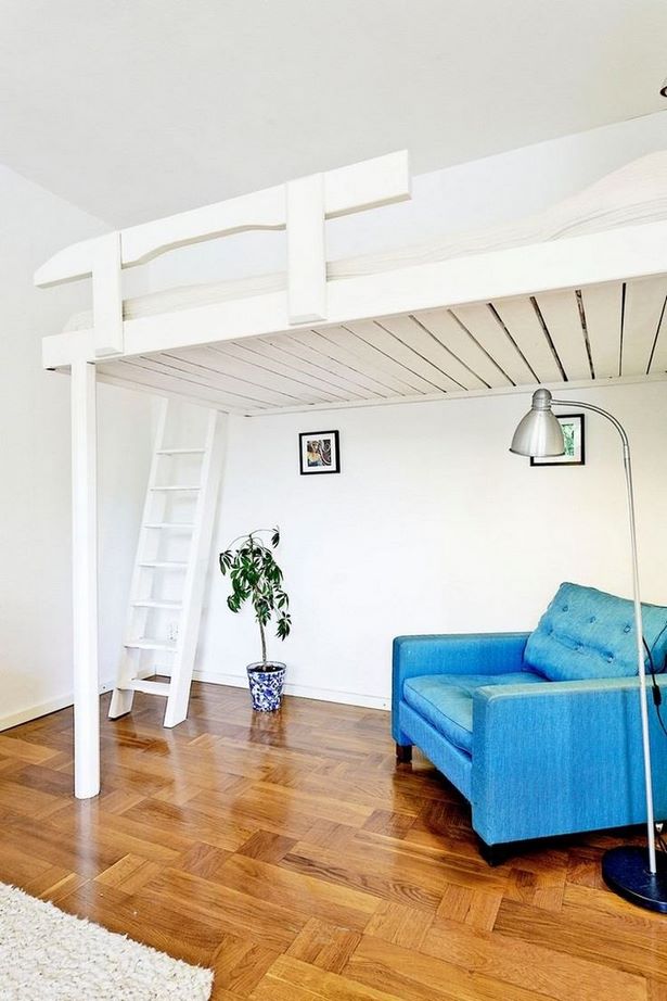 1-zimmer-wohnung-einrichten-hochbett-75_2 1 szobás apartman emeletes ággyal berendezett