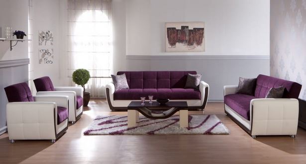 einrichtungsideen-wohnzimmer-lila-94_15 Nappali tervezési ötletek lila