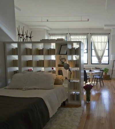 einzimmerwohnung-bett-abtrennen-58 Külön egyszobás apartman ágy