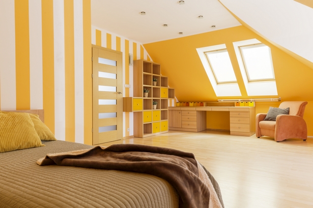 schlafzimmer-dachschrage-farblich-gestalten-76_16 Tervezzen egy hálószobát egy lejtős tetővel