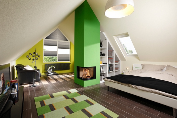 schlafzimmer-dachschrage-farblich-gestalten-76_5 Tervezzen egy hálószobát egy lejtős tetővel