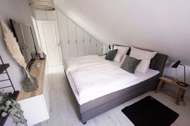 schlafzimmer-ideen-schrage-wande-82_4 Hálószoba ötletek lejtős falakhoz