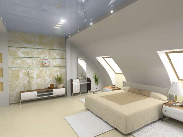 schlafzimmer-mit-dachschrage-ideen-78_4 Hálószobák lejtős mennyezettel