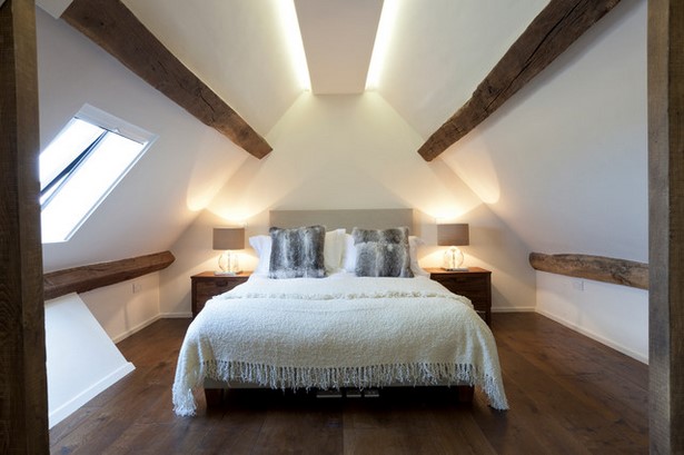 schlafzimmer-unter-dachschrage-gestalten-67_20 Hálószoba tervezése lejtős tető alatt