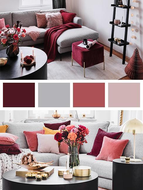 wohnzimmer-einrichten-mit-rotem-sofa-68_2 Nappali berendezése piros kanapéval