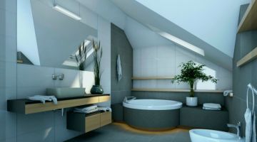 badezimmer-ideen-schrage-61_8 Fürdőszoba ötletek ferde