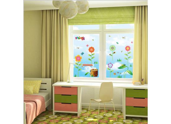 Dekoratív ablak gyermekszoba