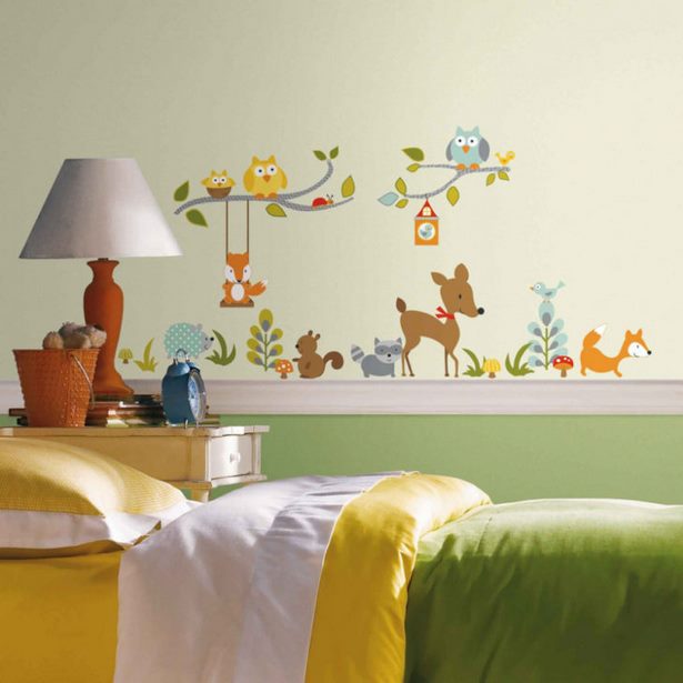 kinderzimmer-deko-waldtiere-77_8 Gyermekszoba dekoráció erdei állatok
