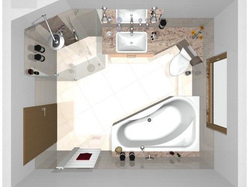 losungen-fur-kleine-badezimmer-62_3 Megoldások kis fürdőszobákhoz