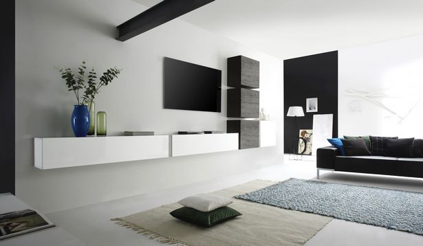 wohnzimmer-ideen-modern-weiss-51_7 Nappali ötletek modern fehér