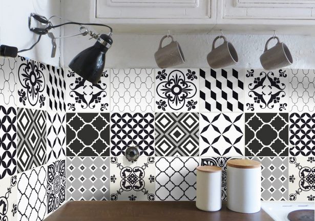 Fürdőszoba dekoráció fekete fehér