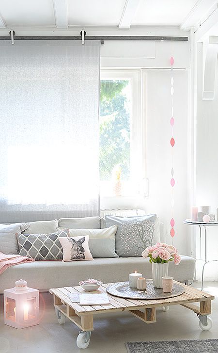 dekoration-wohnzimmer-rosa-38_5 Dekoráció nappali rózsaszín