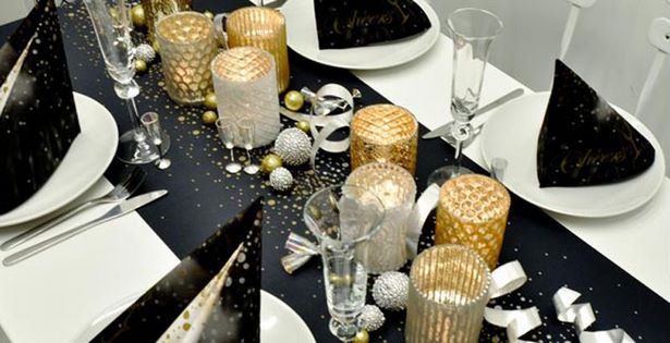 tischdeko-schwarz-weiss-ideen-21_14 Asztali dekoráció fekete fehér ötletek