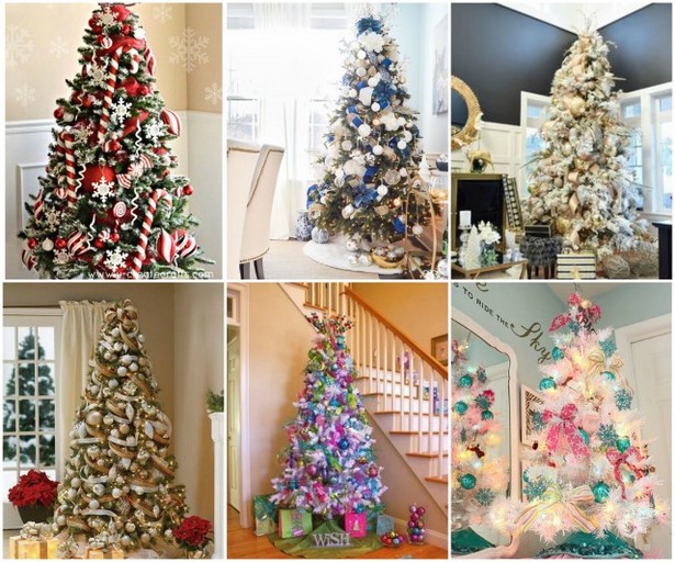 weihnachtsbaum-dekorieren-ideen-70_17 Karácsonyfa díszítő ötletek