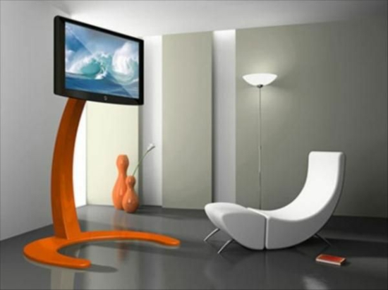 fernseher-wohnzimmer-gestaltung-54_17 TV nappali tervezés