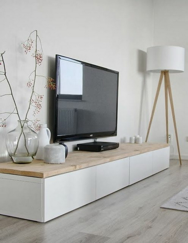 fernseher-wohnzimmer-gestaltung-54_7 TV nappali tervezés