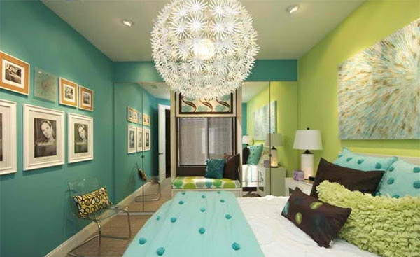 ideen-wandgestaltung-farbe-schlafzimmer-80_14 Ötletek fal design színes hálószoba