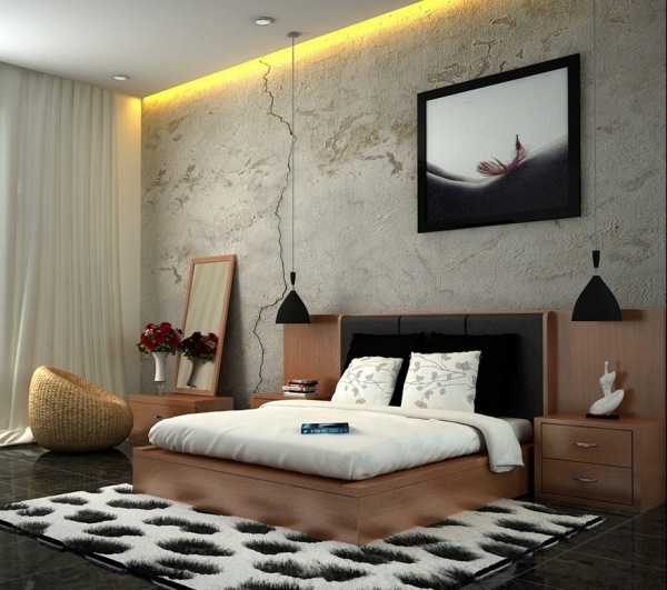 moderne-wandfarben-fr-schlafzimmer-55 Modern falfestékek hálószobákhoz