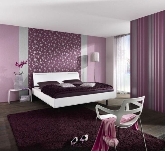 schlafzimmer-deko-lila-04_14 Hálószoba dekoráció lila