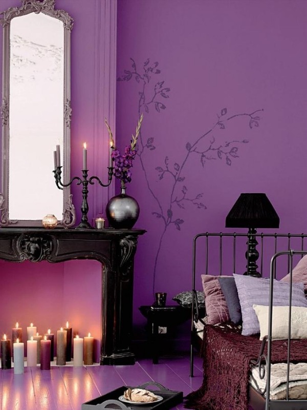 schlafzimmer-deko-lila-04_2 Hálószoba dekoráció lila
