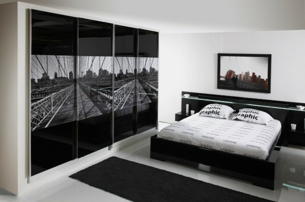 schlafzimmer-schwarz-wei-deko-96_9 Hálószoba fekete fehér dekoráció