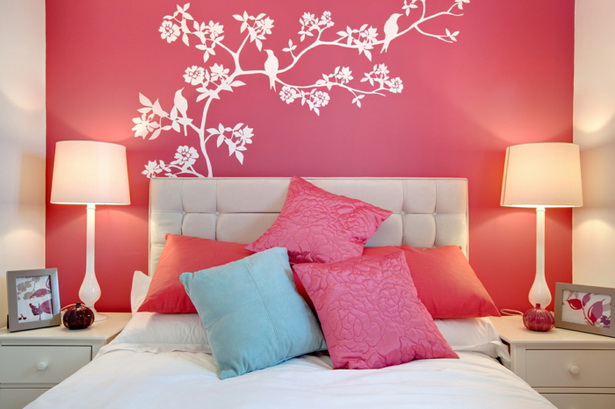wandgestaltung-mit-farbe-schlafzimmer-19_4 Fal design színes hálószoba