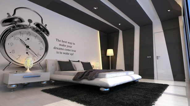 wandgestaltung-schlafzimmer-ideen-16 Fali tervezés hálószoba ötletek
