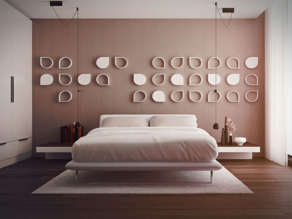wnde-im-schlafzimmer-gestalten-19 Falak tervezése a hálószobában