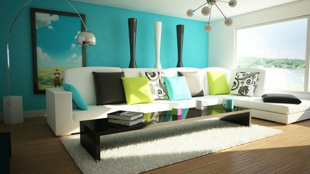 wohnzimmergestaltung-farbe-ideen-51_10 Nappali design Színes Ötletek