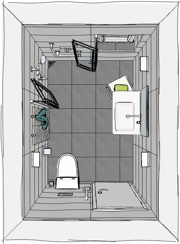 kleines-bad-dusche-einbauen-04 Kis fürdőszoba telepítése zuhany
