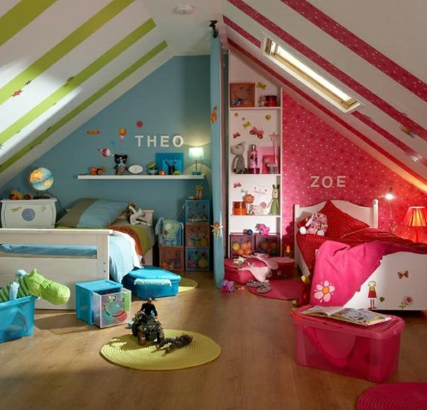 dachgeschoss-kinderzimmer-gestalten-09_6 Tetőtéri tervezés gyermekszoba