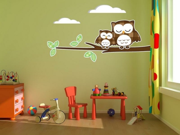 deko-wand-babyzimmer-50_10 Dekoráció fal - baba szoba