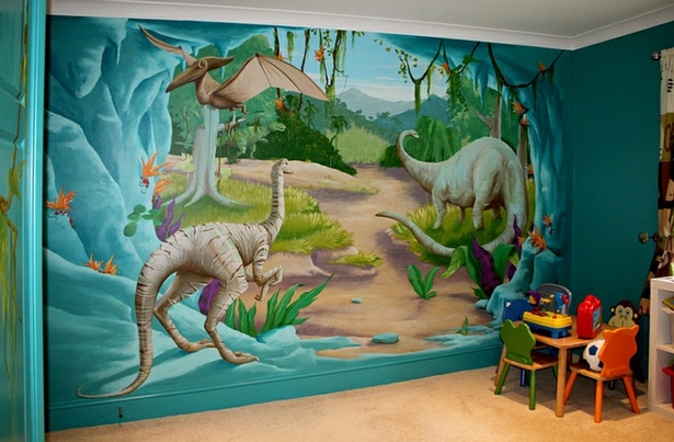 dinosaurier-kinderzimmer-ideen-27_2 Dinoszaurusz gyerekek szoba ötletek