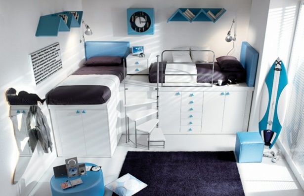 jugendzimmer-blau-wei-35_3 Ifjúsági szoba Kék fehér
