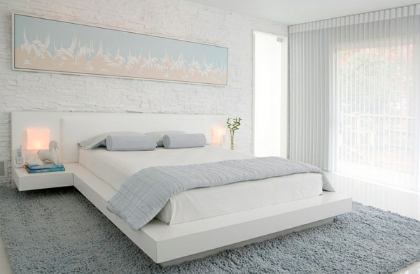 schlafzimmer-einrichten-wei-79 Hálószoba szett fehér