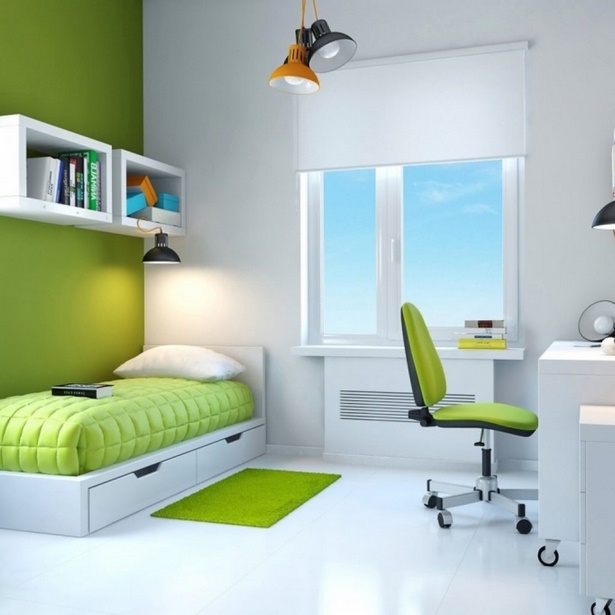 schlafzimmer-in-grn-gestalten-40_10 Tervezzen egy hálószoba zöld
