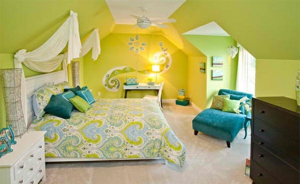 schlafzimmer-in-grn-gestalten-40_14 Tervezzen egy hálószoba zöld