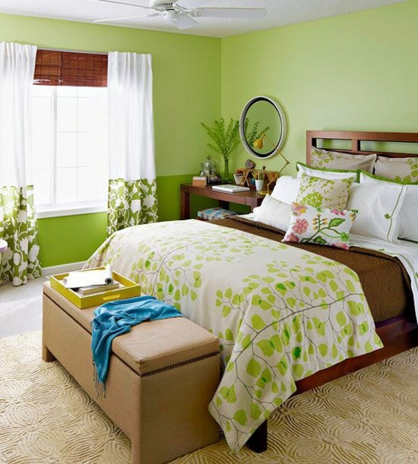 schlafzimmer-in-grn-gestalten-40_2 Tervezzen egy hálószoba zöld
