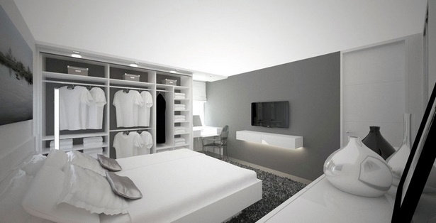 schlafzimmer-ohne-schrank-gestalten-28_17 Tervezzen egy hálószobát szekrény nélkül