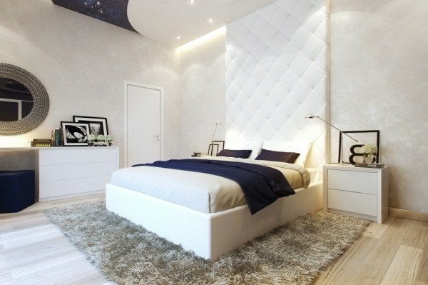 Hálószoba fehér modern