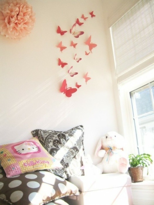 schmetterling-deko-kinderzimmer-05_15 Pillangó dekoráció gyermekszoba