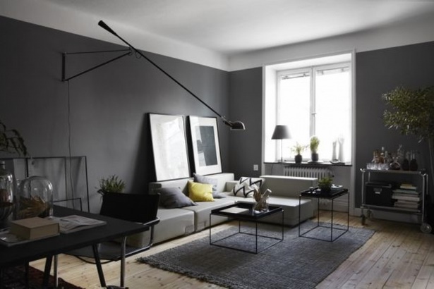 wandfarben-wohnzimmer-modern-81 Fal színek, nappali modern