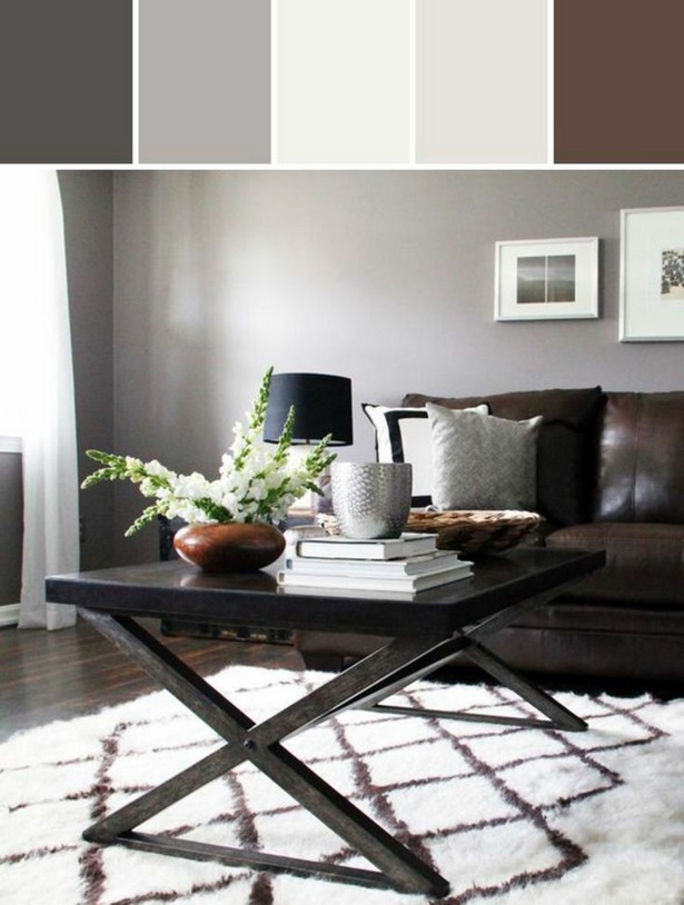 wandfarben-wohnzimmer-modern-81_11 Fal színek, nappali modern
