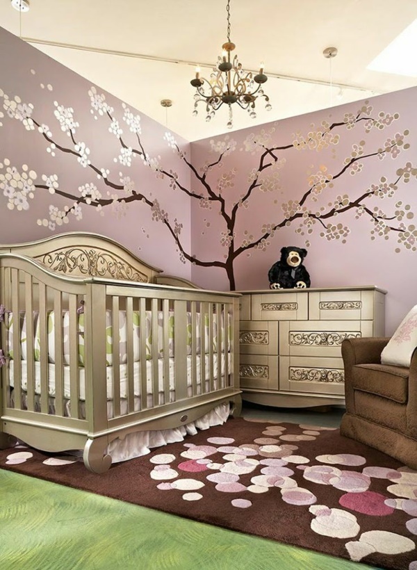 wandgestaltung-babyzimmer-neutral-38_18 Fali tervezés baba szoba semleges