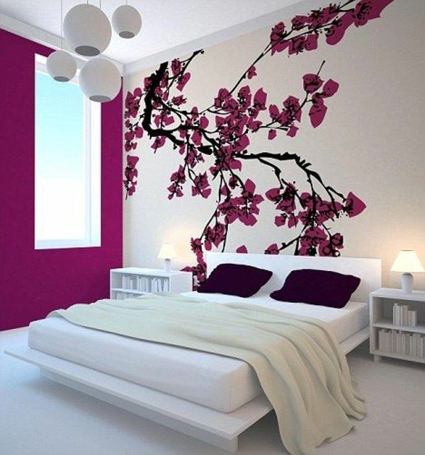wandgestaltung-schlafzimmer-modern-96_9 Fal design hálószoba modern